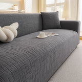 Embossed Lines Couch Covers Stretchable Non-Slip & Washable Sofa Slipcovers - Ornate Home