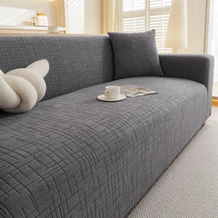 Embossed Lines Couch Covers Stretchable Non-Slip & Washable Sofa Slipcovers - Ornate Home