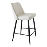 Emelia White Stool Counter - Ornate Home