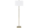 Emerson Champagne Cast Spindle Floor Lamp - Ornate Home