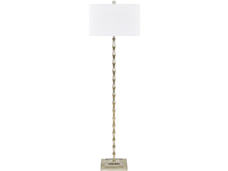 Emerson Champagne Cast Spindle Floor Lamp - Ornate Home