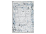 Emertonly Blue/White/Gray Washable Large Rug (Online Special Price) - Ornate Home