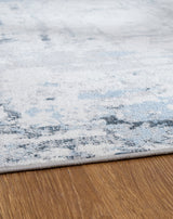 Emertonly Blue/White/Gray Washable Large Rug - Ornate Home