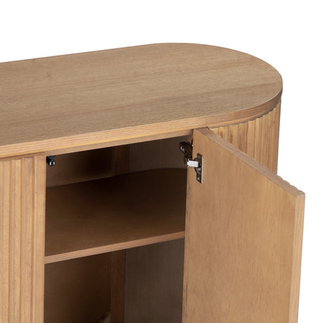 Emery Brown Four-Door Sideboard - Ornate Home