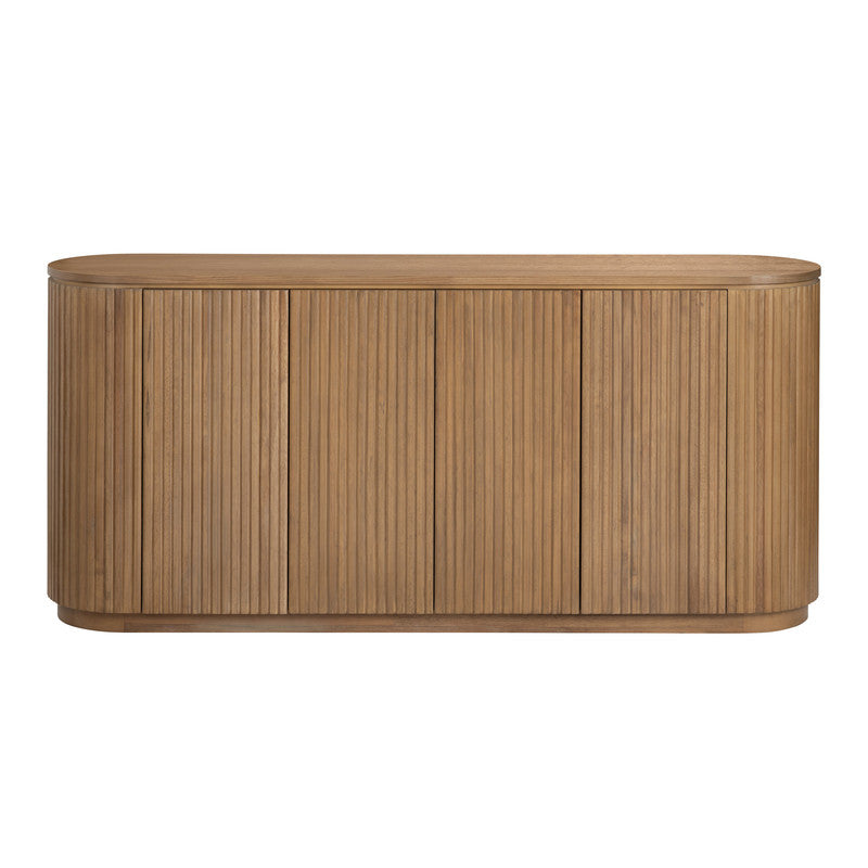 Emery Brown Four-Door Sideboard - Ornate Home