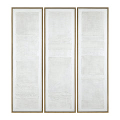Emery White/Gold Canvas - Ornate Home