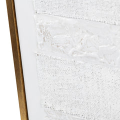 Emery White/Gold Canvas - Ornate Home