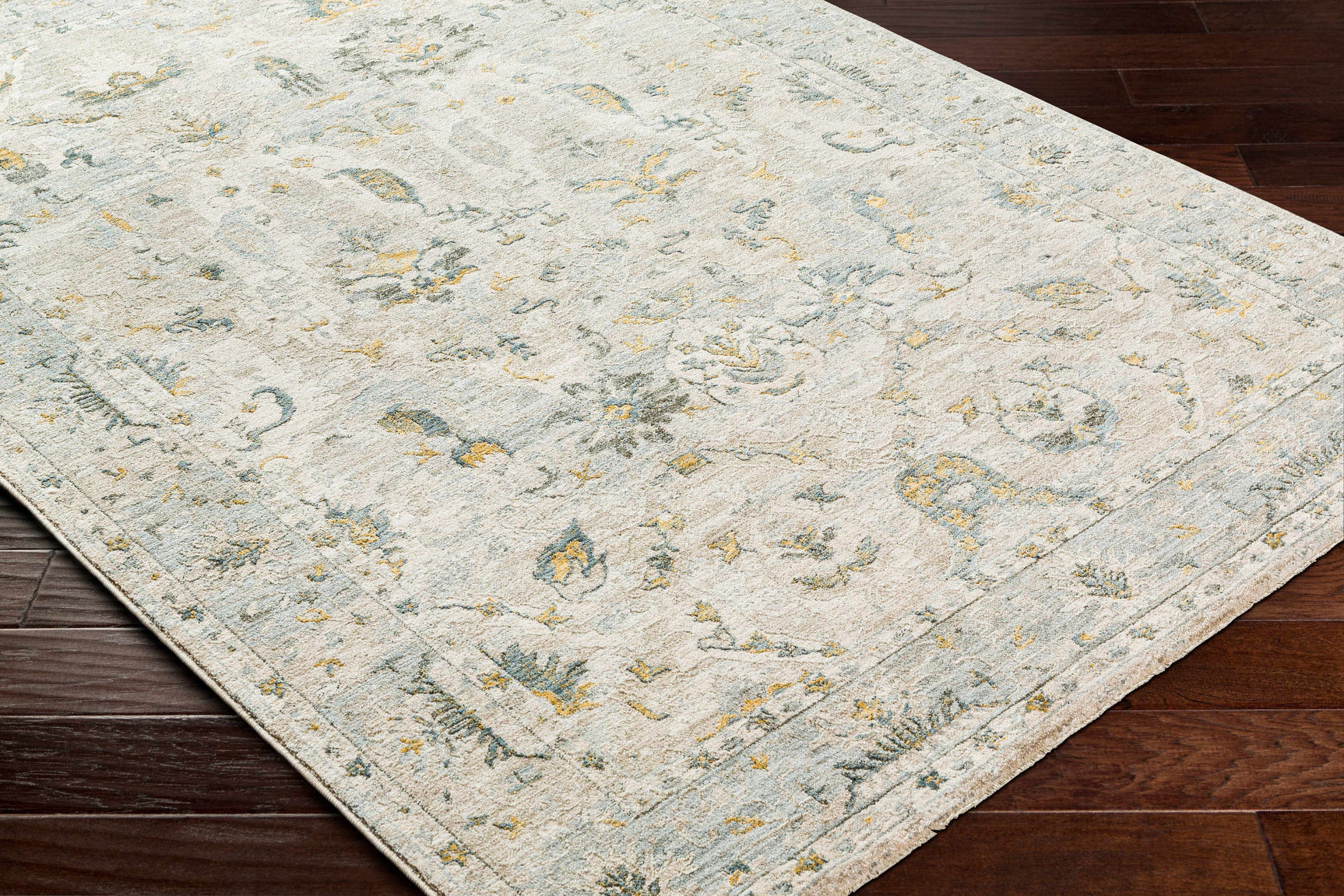 Emile Textured Rug with Fringes - Ornate Home