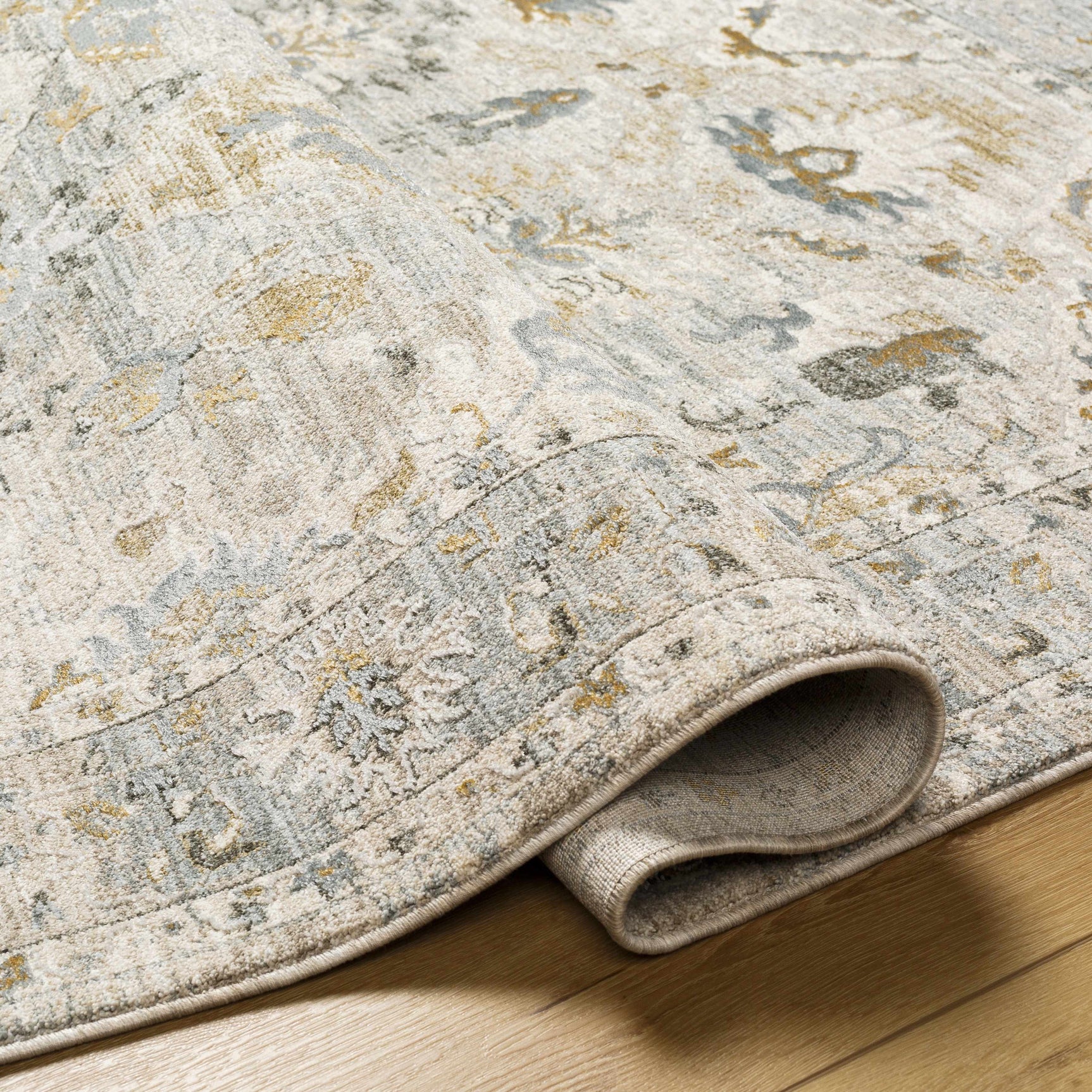 Emile Textured Rug with Fringes - Ornate Home