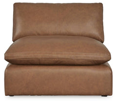 Emilia Caramel 3-Piece Sectional Sofa, 2-Piece Sectional Loveseat and Ottoman - Ornate Home