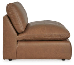 Emilia Caramel 3-Piece Sectional Sofa, 2-Piece Sectional Loveseat and Ottoman - Ornate Home