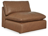 Emilia Caramel 3-Piece Sectional and 2 Ottomans (Online Special Price) - Ornate Home