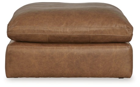 Emilia Caramel 3-Piece Sectional and 2 Ottomans - Ornate Home