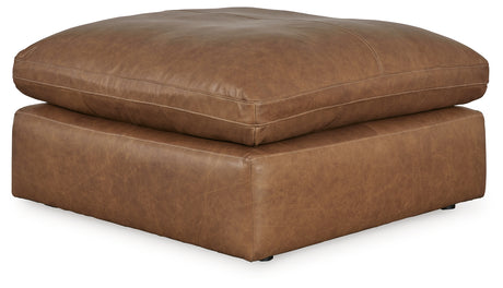 Emilia Caramel 3-Piece Sectional and 2 Ottomans - Ornate Home