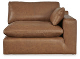 Emilia Caramel 3-Piece Sectional and 2 Ottomans - Ornate Home