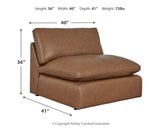 Emilia Caramel 5-Piece Sectional and Ottoman (Online Special Price) - Ornate Home