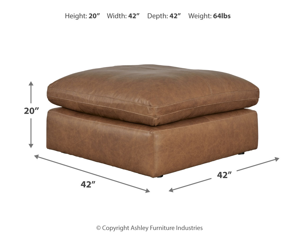 Emilia Caramel 5-Piece Sectional and Ottoman (Online Special Price) - Ornate Home