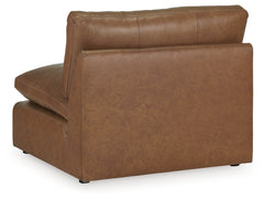 Emilia Caramel 5-Piece Sectional and Ottoman - Ornate Home