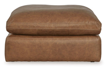 Emilia Caramel Leather 2pc Modular Sectional Loveseat - Ornate Home