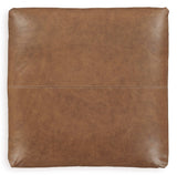 Emilia Caramel Leather 5pc Modular Sectional and Ottoman (Online Special Price) - Ornate Home
