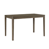 Emilia Light Brown/Gray 6-Piece Pack Counter Height Set - Ornate Home