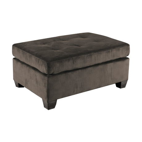 Emilio Chocolate 3-Piece Reversible Sectional Ottoman - Ornate Home