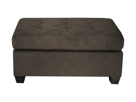 Emilio Chocolate Ottoman - Ornate Home