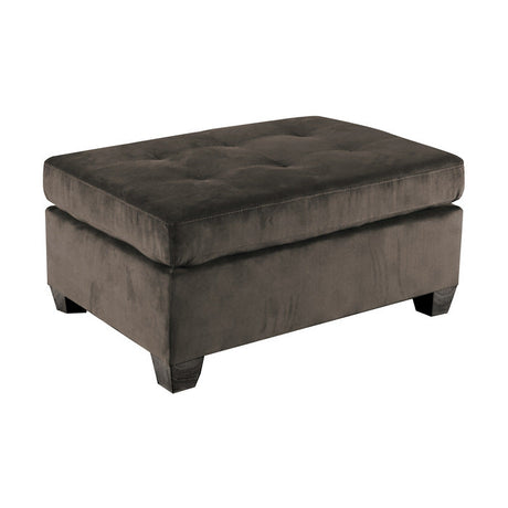 Emilio Chocolate Ottoman - Ornate Home