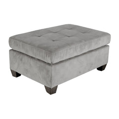 Emilio Taupe 3-Piece Reversible Sectional Ottoman - Ornate Home