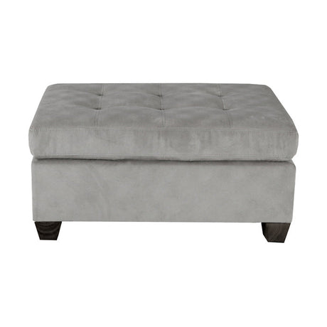 Emilio Taupe 3-Piece Reversible Sectional Ottoman - Ornate Home