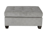 Emilio Taupe Ottoman - Ornate Home