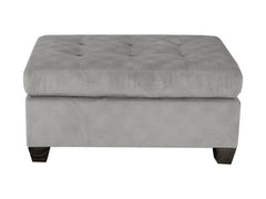 Emilio Taupe Ottoman - Ornate Home
