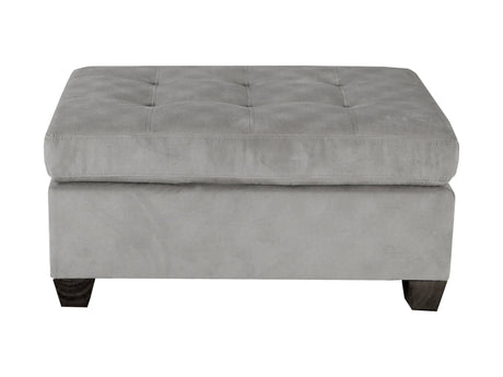 Emilio Taupe Ottoman - Ornate Home