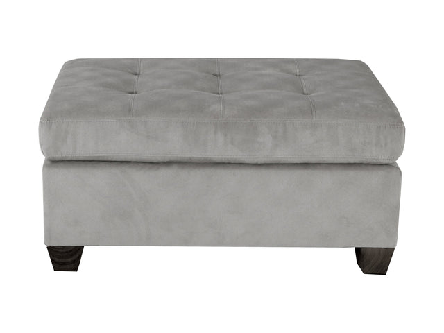 Emilio Taupe Ottoman - Ornate Home