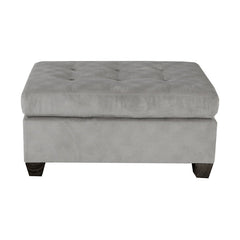 Emilio Taupe Ottoman - Ornate Home