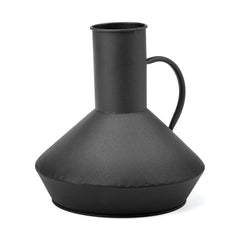 Emily Black Metal Decorative Jug - Ornate Home