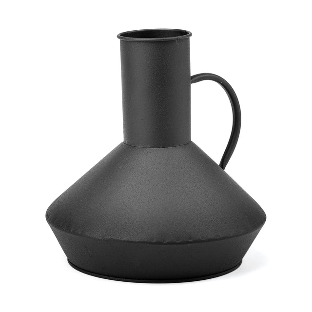 Emily Black Metal Decorative Jug - Ornate Home