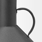 Emily Black Metal Decorative Jug - Ornate Home