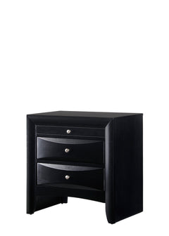 Emily Black Storage Platform Bedroom Set - Ornate Home