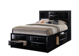 Emily Black Storage Platform Bedroom Set - Ornate Home