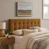 Emily Copper Fabric Upholstered Full Size Headboard - Ornate Home