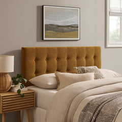 Emily Copper Fabric Upholstered Full Size Headboard - Ornate Home