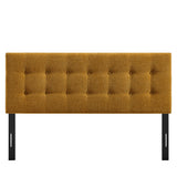 Emily Copper Fabric Upholstered King Size Headboard - Ornate Home