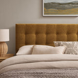 Emily Copper Fabric Upholstered King Size Headboard - Ornate Home