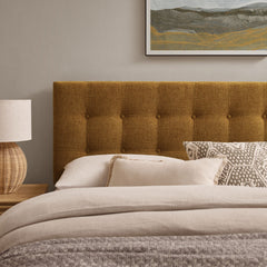 Emily Copper Fabric Upholstered King Size Headboard - Ornate Home