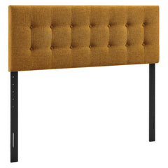 Emily Copper Fabric Upholstered Queen Size Headboard - Ornate Home