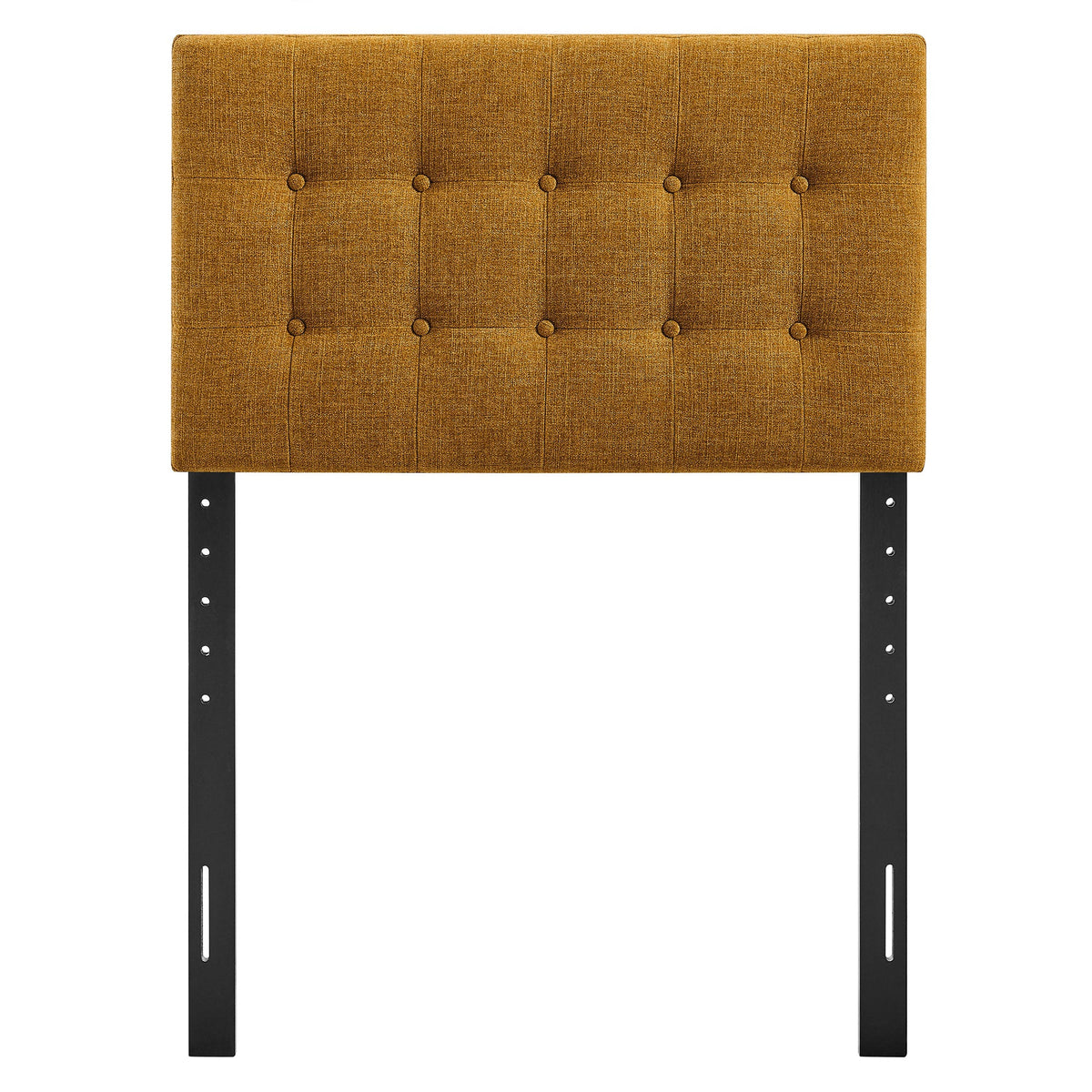 Emily Copper Fabric Upholstered Twin Size Headboard - Ornate Home