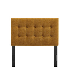 Emily Copper Fabric Upholstered Twin Size Headboard - Ornate Home