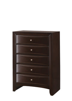 Emily Dark Cherry Storage Platform Bedroom Sets - Ornate Home