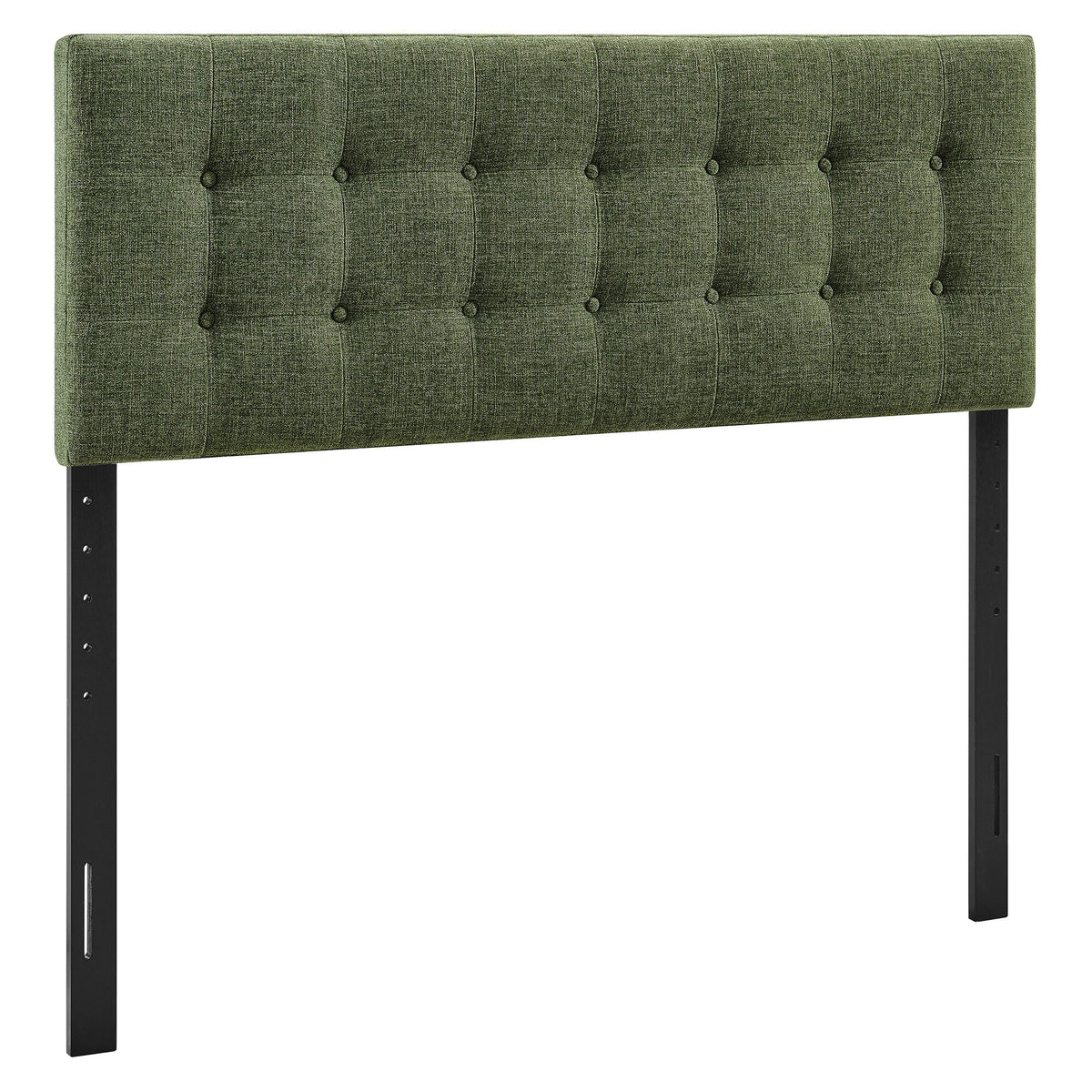 Emily Foliage Fabric Upholstered King Size Headboard - Ornate Home